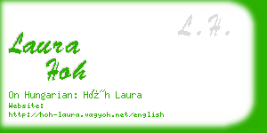 laura hoh business card